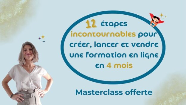 Christelle Andreux propose une masterclass gratuite pour créer une formation en ligne en 4 mois